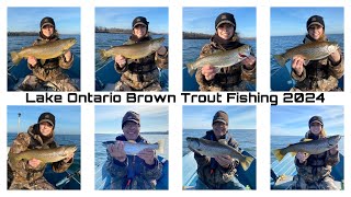 Brown Trout Fishing on Lake Ontario, Point Breeze - March 2024