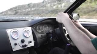 Drifting at Meremere Dragway New Zealand In Car Vid 7