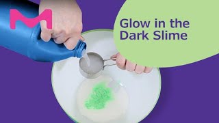 Glow in The Dark Slime at Home STEM Experiment