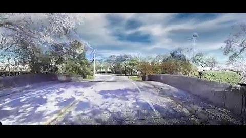 Accident Location 3D Laser Scan Fly Through