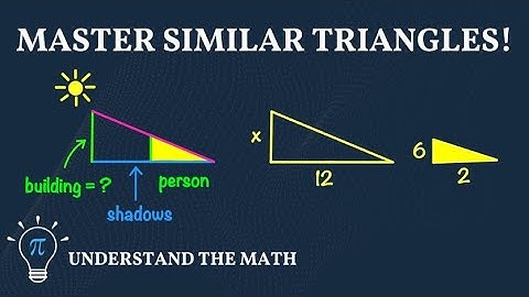 How To Solve Shadow Problems Using Similar Triangles | Step-By-Step Example