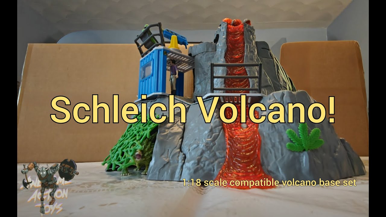 Schleich Dinosaurs 42564 play set. Needs to be slightly bigger for