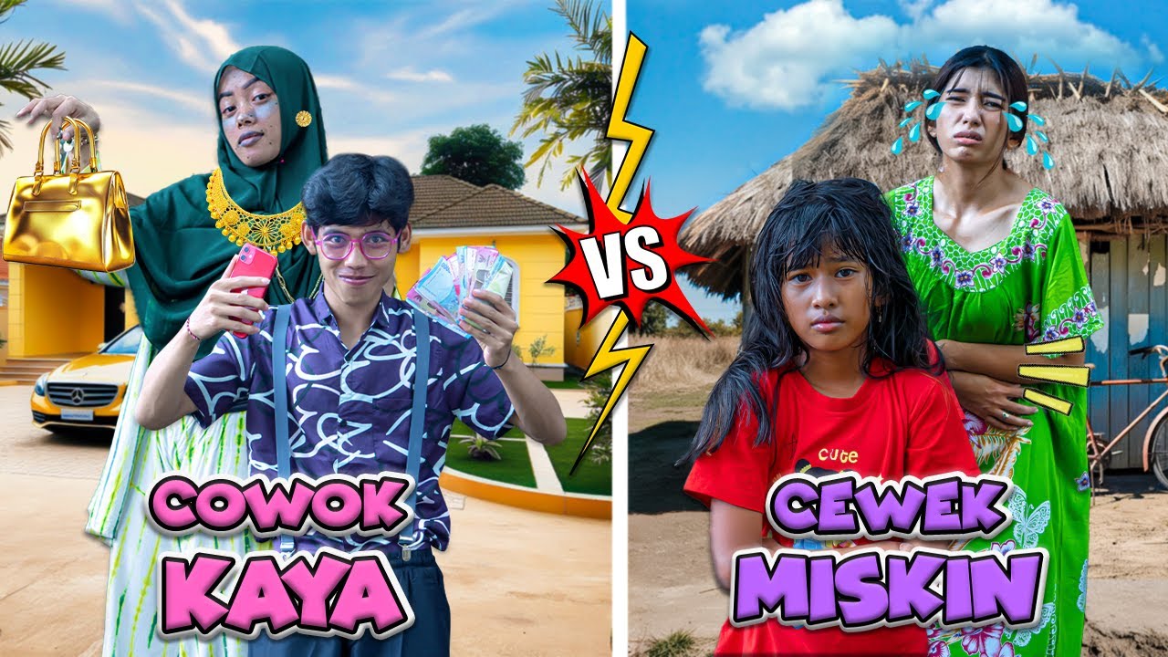 DISTA CEWEK MISKIN BAIK HATI VS UCUP COWOK KAYA SOMBONG BANGET!! KEHIDUPAN BEDA BANGET 
