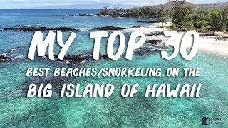 My Top 30 Best Beaches and Snorkeling Spots on the Big Island of Hawaii (Black Sand & Green Sand) screenshot 5