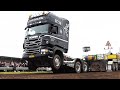 Scania R730 V8 doing Truck Pulling at Særslev Traktortræk 2021 | This Truck goes to the sky