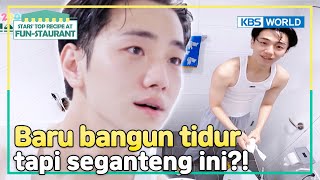 [IND/ENG] Gak masuk akal! Kok bisa ganteng banget di pagi hari? | Fun-Staurant | KBS WORLD TV 231218