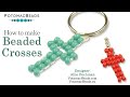 Beaded Crosses Pendant- DIY Jewelry Making Tutorial by PotomacBeads