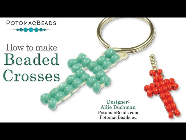 Easter Jewelry Making Tutorial – How to Make a Beaded Cross