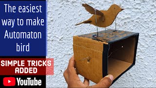 How to make flying bird automaton easy| Simple tricks added #diy #new