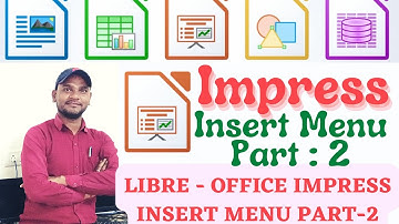 Libreoffice Impress Part-8 Insert menu Part 2Impress Insert Menu//Header or Footer, Field, Hyperlink