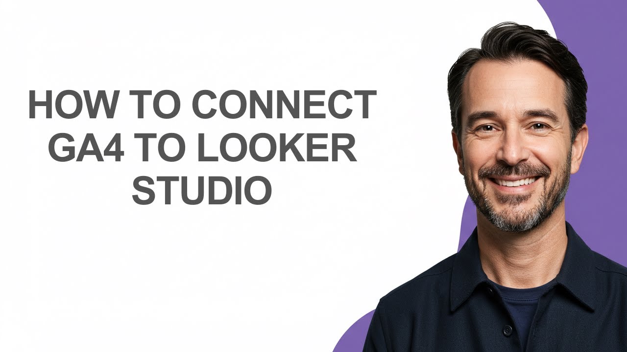 How to Connect Ga4 to Looker Studio - KevinHowTo - YouTube