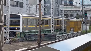 #209系C424編成4両OM出場送車体保全　2023.9.25