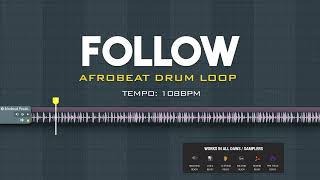 FREE DOWNLOAD Afrobeat Drum Loop 100% Royalty Free | Afro Drum Sample | " FOLLOW "
