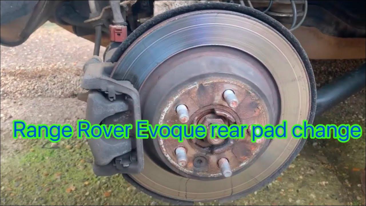 Range Rover Evoque rear brake pad change YouTube