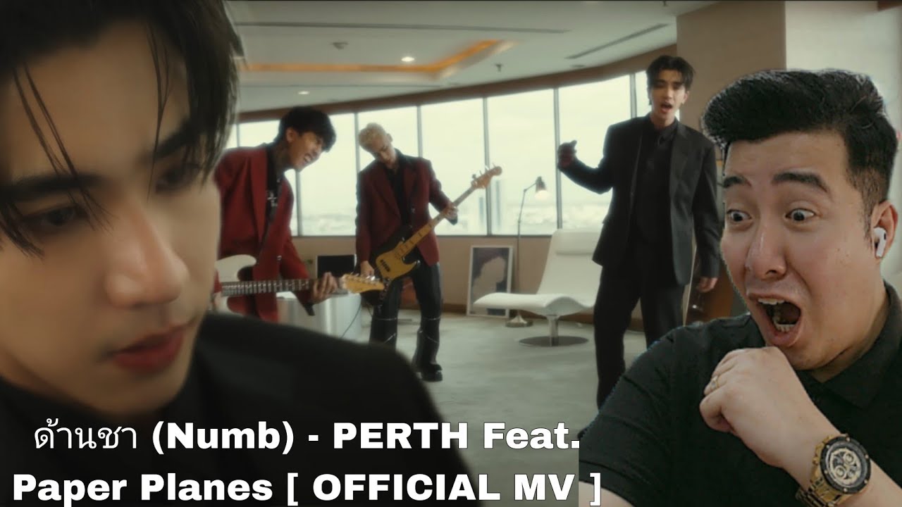 Numb - PERTH при участии Paper Planes [ ОФИЦИАЛЬНЫЙ MV ] | РЕАКЦИЯ