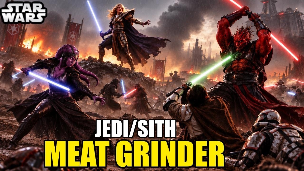 The BLOODIEST War Between Jedi and Sith Armies