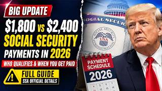 Celebrity 💰 $1,800 vs $2,400 Social Security Checks in 2026 Explained | Who Gets More? Net Worth