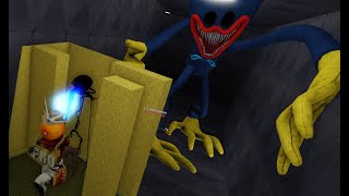Running from Huggy once more: ROBLOX Survive Nightmare Huggy