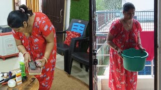 सबह सबह उठकर पर घर क Cleaning कर ल आज ममम भ चल गई हम छड कर