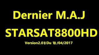 Mise A Jour starsat SR-8800HD HYPER V2.08