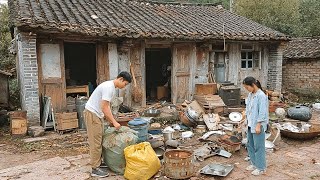 Una pareja pobre compró una casa en ruinas en un pequeño pueblo y la renovó y decoró