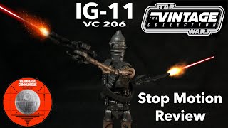 STAR WARS The Mandalorian IG-11 Ultimate Stop Motion animation Review [VC206 TVC Hasbro Kenner]