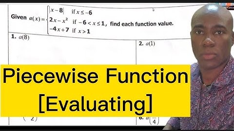 Piecewise Function [Evaluating]#dellymathsconcepts #algebra #Piecewise