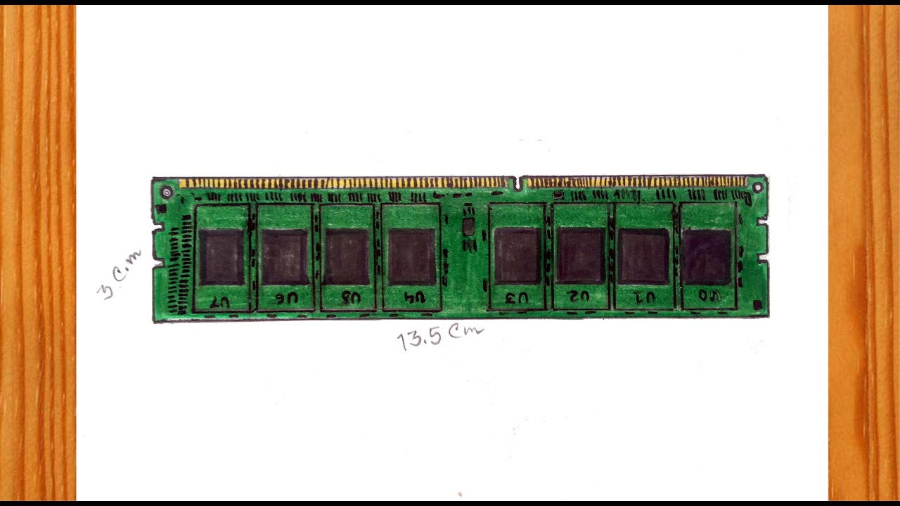 Premium Vector  Real random access memory or ram computer