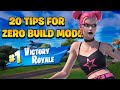 20 Tips That Will Get You EASY WINS In ZERO BUILD MODE