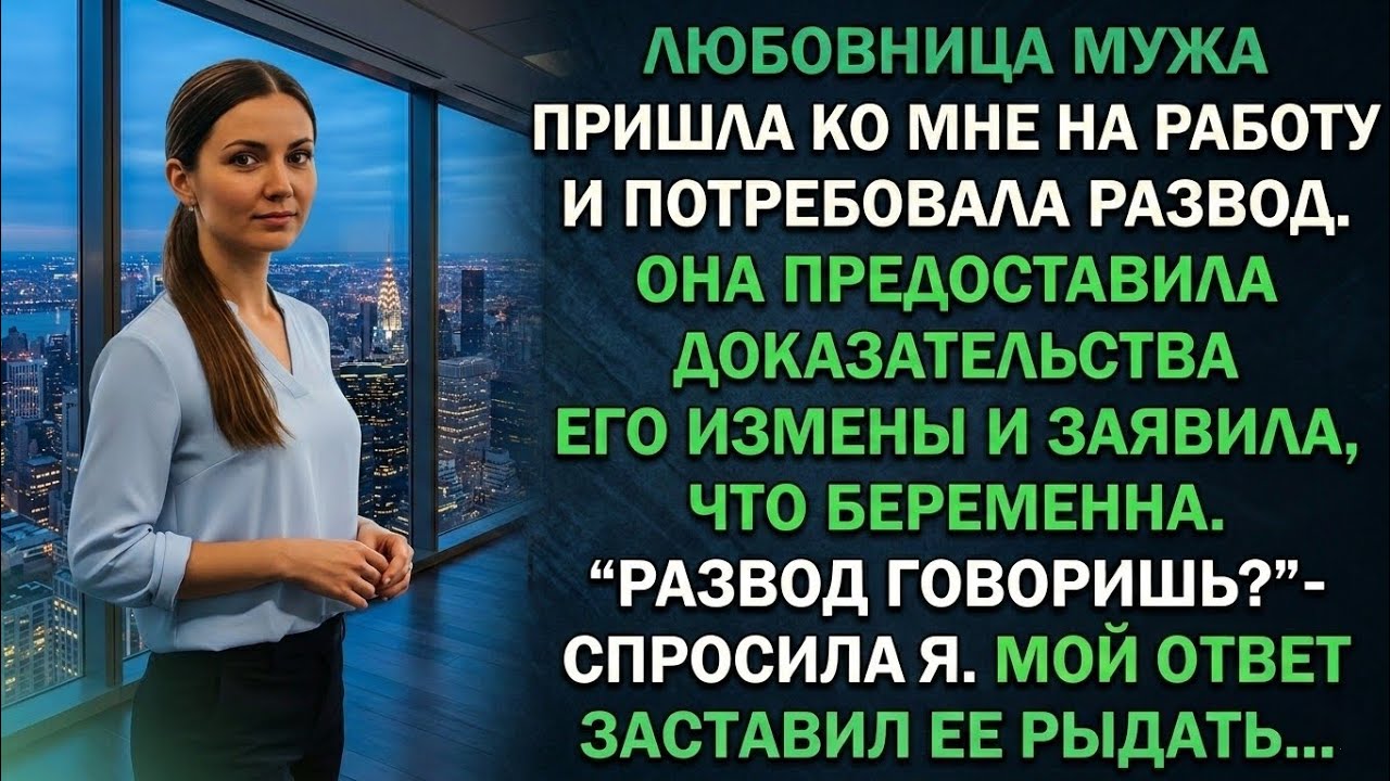 Любовница мужа явилась ко мне и потребовала развод, заявив, что беременна