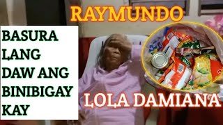 LATEST UPDATE I LOLA DAMIANA I BASURA DAW ANG PAGKAIN SABI NI RAYMUNDO I REACTION VIDEO I VIRAL