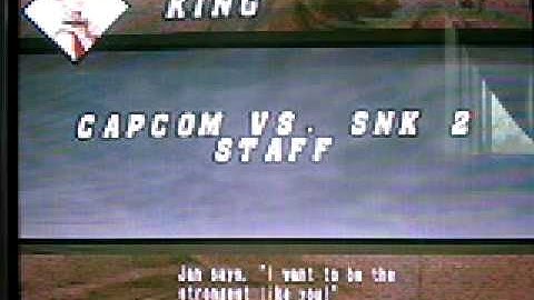 Capcom VS SNK 2 - King, Mai Shiranui, & Yuri Sakazaki Endings