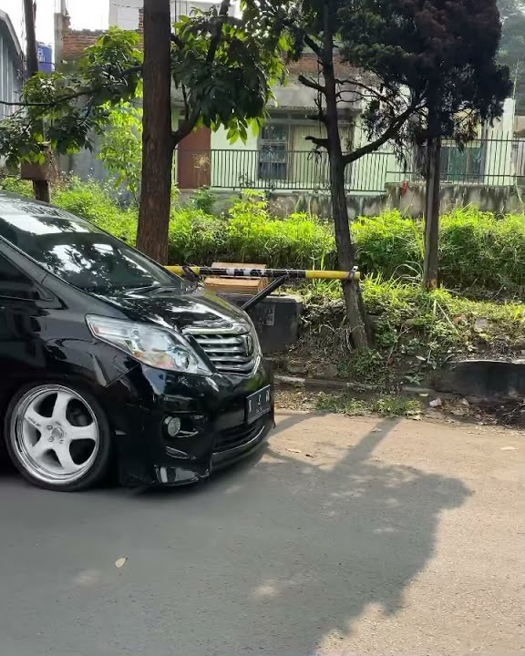Alphard gen 2 2010 modifikasi harian pake Airsuspension #toyota #alphard #ceper