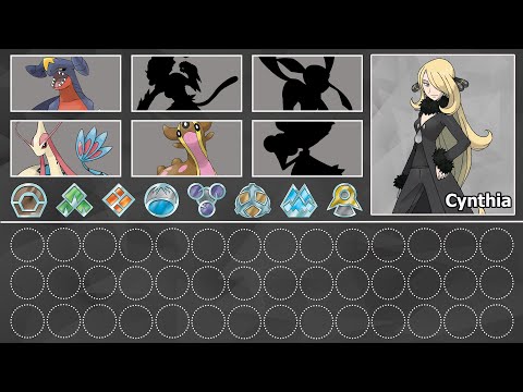 Cynthia Sinnoh Journey
