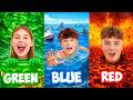 SURVIVING In ONE COLOR For 24 Hours!