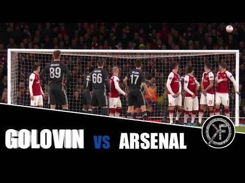 Golovin goal vs Arsenal✔️amazing free kick🤗