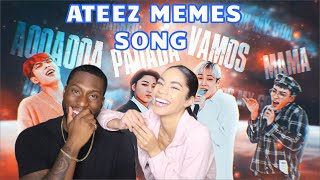 SO I CREATED A SONG OUT OF ATEEZ MEMES |REACTION|