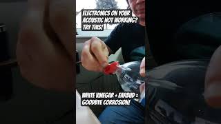 #shorts Electro-Acoustic Guitar Not Working? Try This!