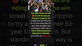 Knicks vs Wemby: NBA Finals Set! #shorts #USA #NEWS