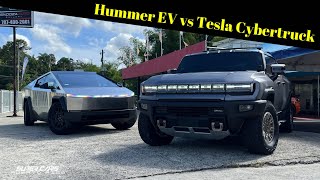 2023 Hummer EV vs 2024 Tesla Cybertruck - HEAD TO HEAD - Review en Español