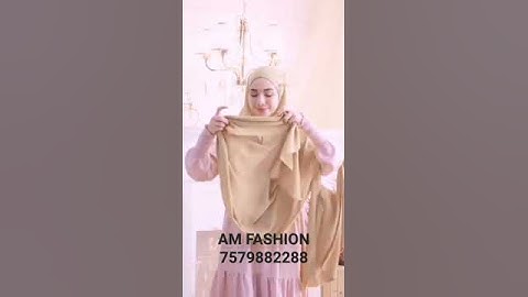 2 Loop Instant Hijab With single layer Nosepiece