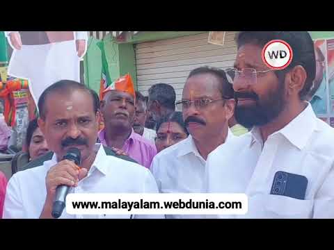 BJP സ്ഥാനാർത്ഥി കരമന ജയൻ്റെ തിരു സെൻട്രൽ മണ്ഡല തെരഞ്ഞെടുപ്പ് പര്യടനം