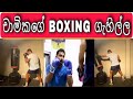 චාමිකගේ Boxing ගැහිල්ල | Chamika Karunarathne playing Boxing | Chamika Boxing Play | KN CREATIONS LK