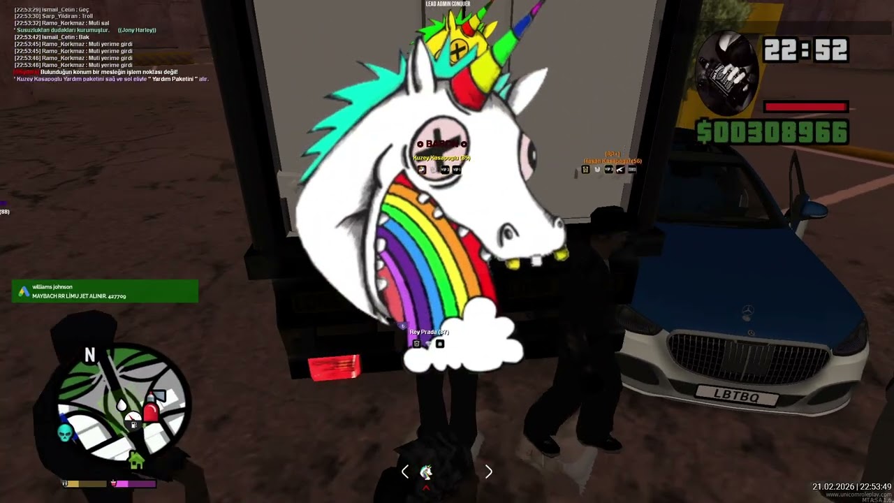 Halka Yardım Kolisi Dağıtımı Unicorn Roleplay