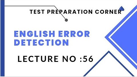 Error Detection lecture No:56 |BPS 5 to BPS 15 |Spcs |FBR |FIA| MPT|HST/SST