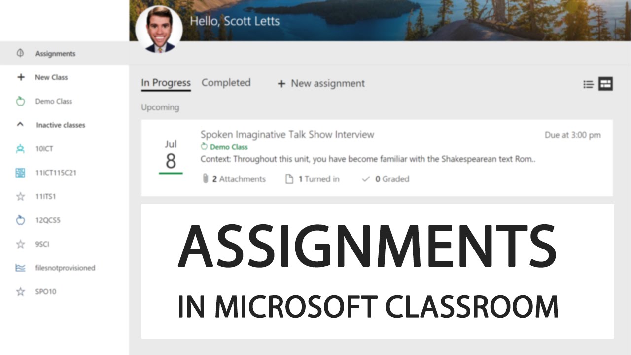 assignment for windows 8