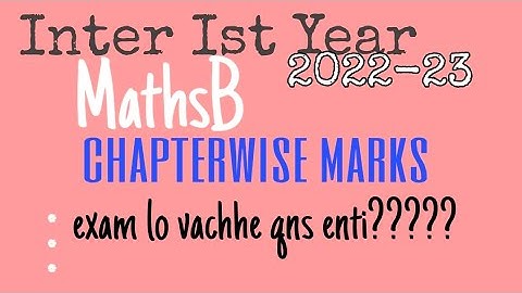 IPE IstYr (TS&AP) MathsIB/100%/Latest blue print//Nagaraju sir//