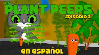 Los Plant Peeps 🍃 contra El Gatito ! -caricaturas para niños-