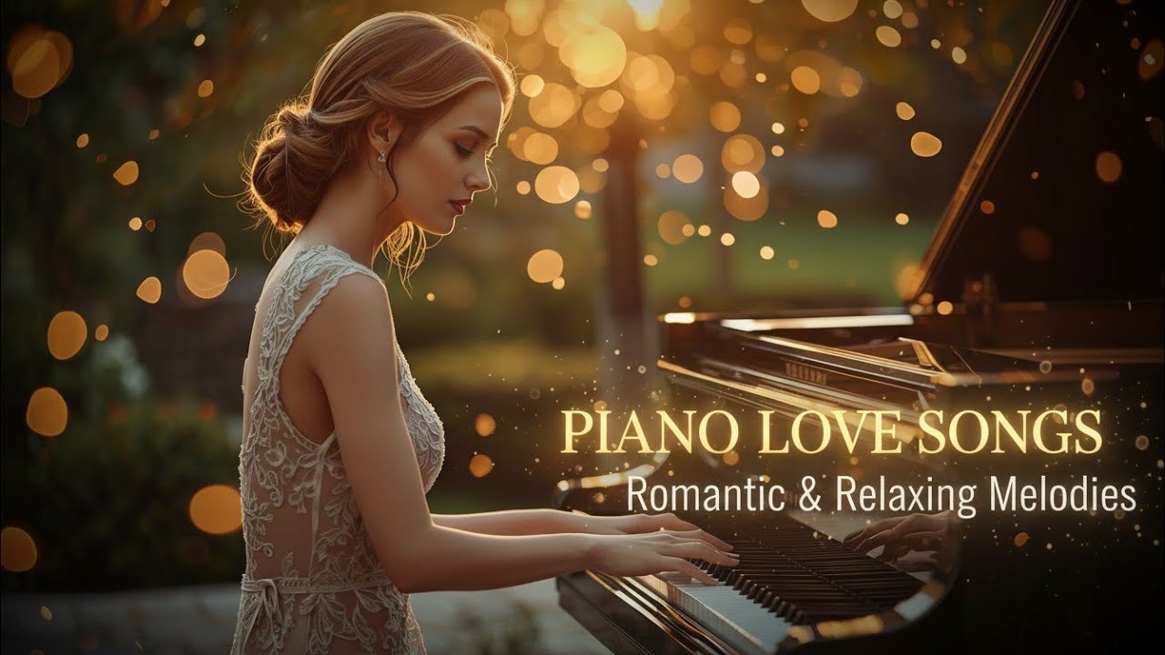 Romantic Piano Love Songs – Beautiful Instrumental Music for Relaxing & Stress Relief