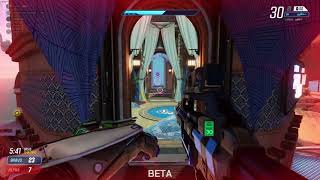 Splitgate player aces SWAT match